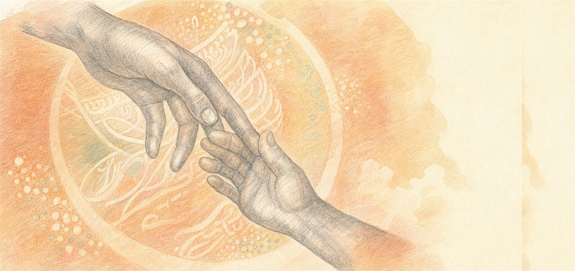 Illustration of a 200 CZK banknote (Czech Koruna), featuring Meeting hands.