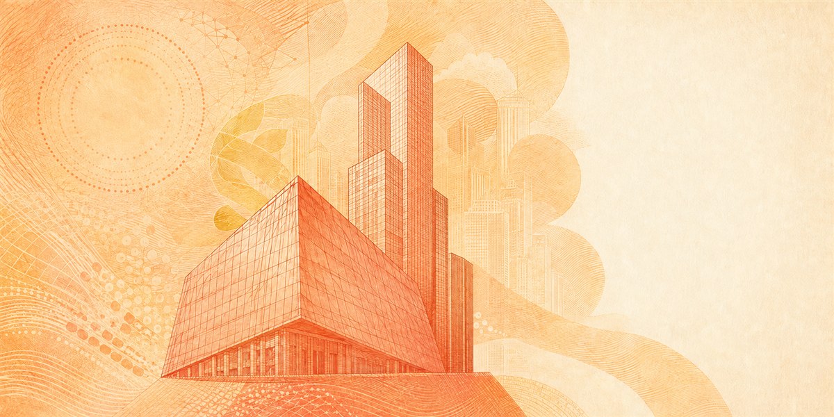 Illustration of a 1,000 HKD banknote (Hong Kong Dollar), featuring Standard Chartered tower and skyline.