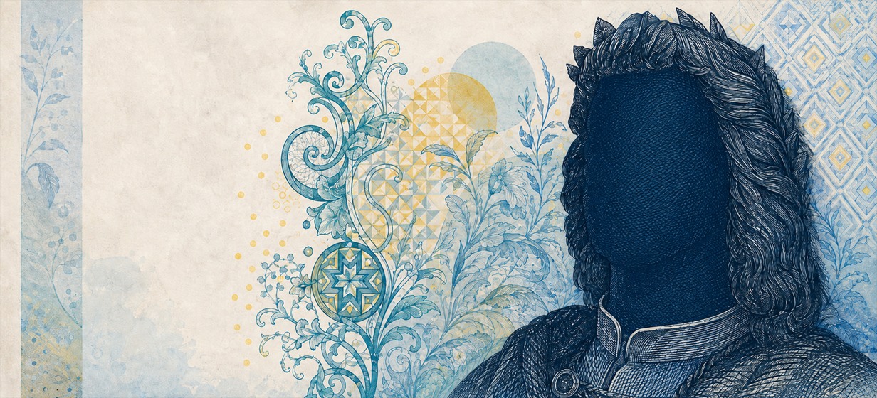 Illustration of a 1,000 HUF banknote (Hungarian Forint), featuring Matthias Corvinus.