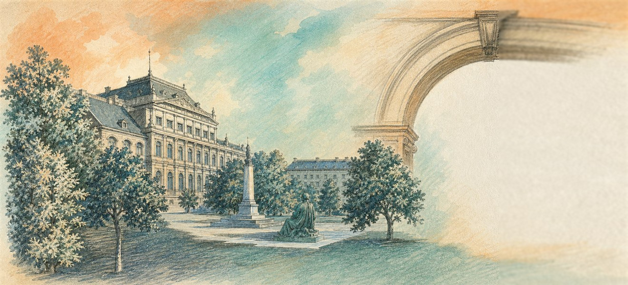 Illustration of a 20,000 HUF banknote (Hungarian Forint), featuring Old House of Representatives.