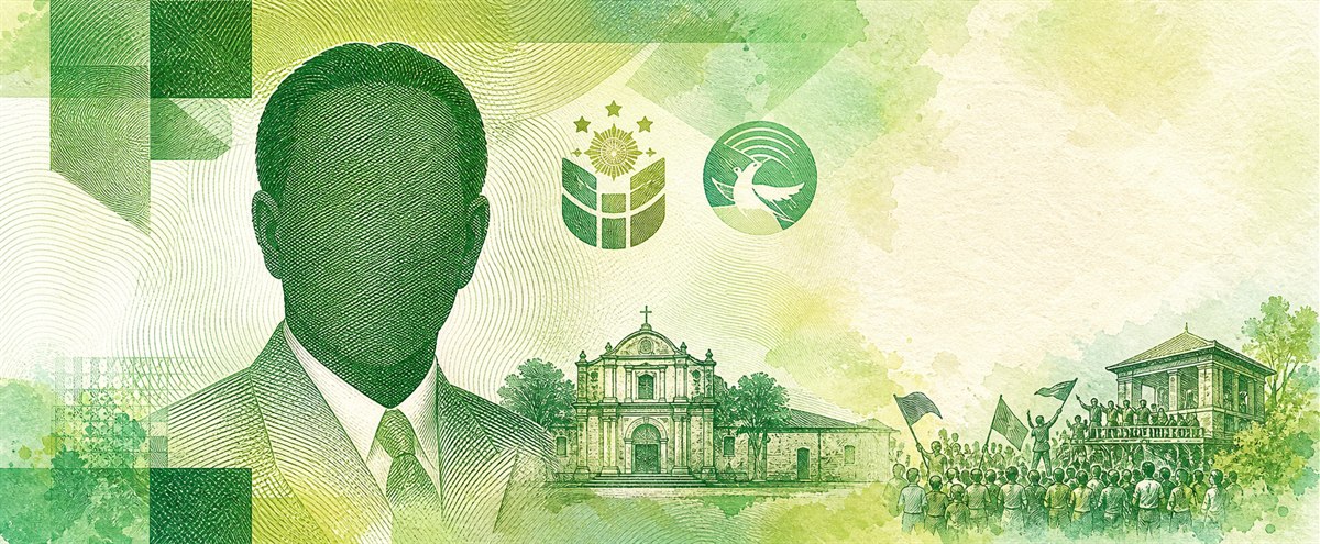 Illustration of a 200 PHP banknote (Philippine Peso), featuring Diosdado P. Macapagal.