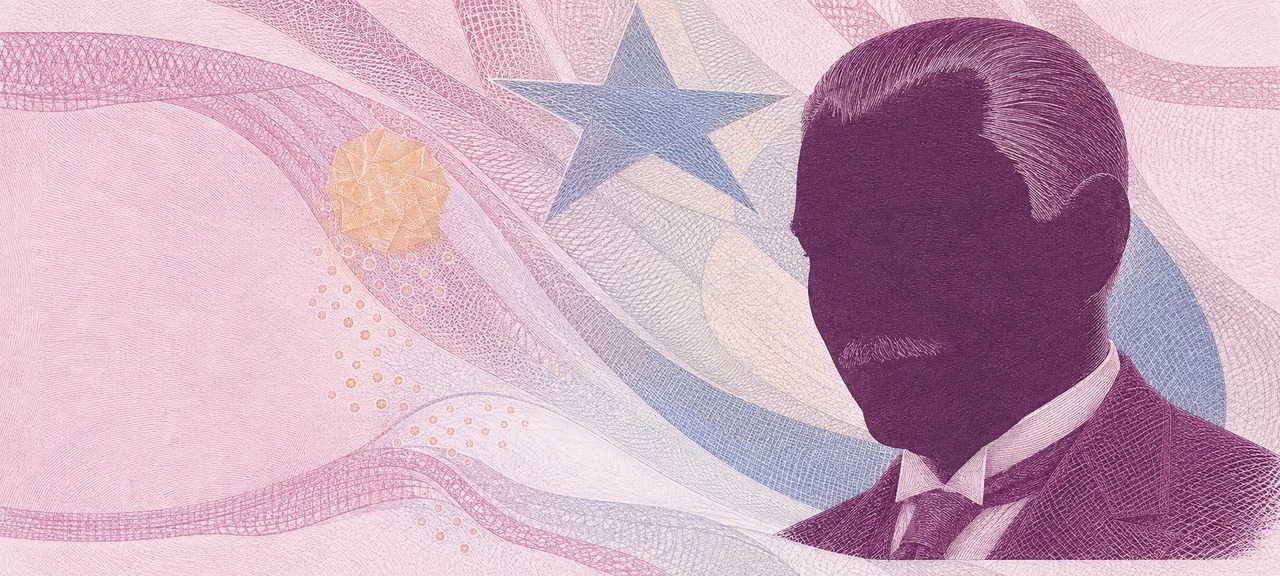Illustration of a 200 TRY banknote (Turkish Lira), featuring Mustafa Kemal Atatürk.